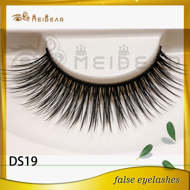 Factory supply private label 3d silk eye lashes 